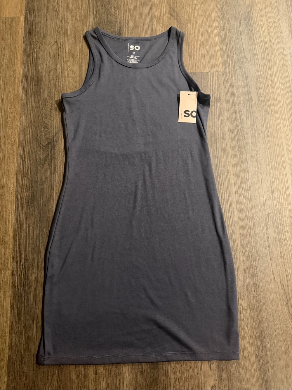 SO Sleeveless Navy Tank Dress